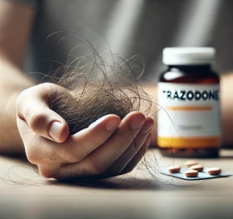 Is it impossible to experience hair loss due to Trazodone?